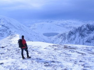 On the snowy peaks